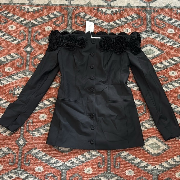 NWT Anna October Vanda Dress in Black size medium - Picture 6 of 9